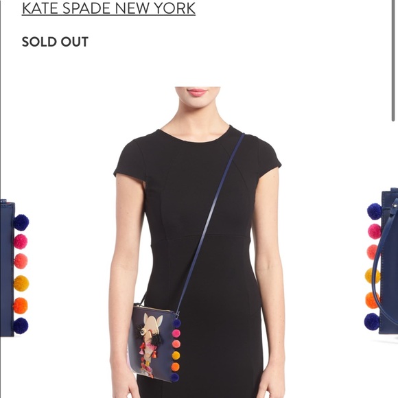 ✨Kate Spade Winking Camel Blue Multicolored Bag - Picture 3 of 16